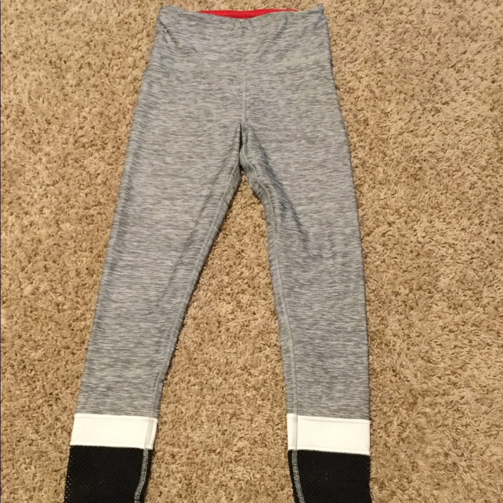 Vs pink xs gray/black/red workout tights